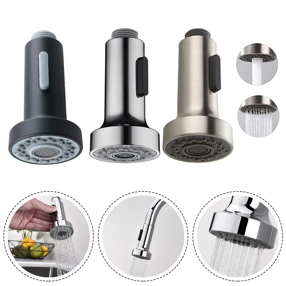 Kitchen Baking Kit - ห้องครัวดึงออกก๊อกน้ําหัวฉีด ABS ทนทานประหยัดน้ําห้องน้ําอ่างล้างหน้าฝักบัวสเปรย์หัวมัลติฟังก์ชั่ดึงหัว
