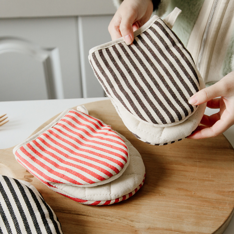 Kitchen Baking Gloves - ถุงมือกันความร้อน 1 ชิ้น ถุงมือจับหม้อ ถุงมือกันความร้อนสำหรับครัว ถุงมือไมโครเวฟ