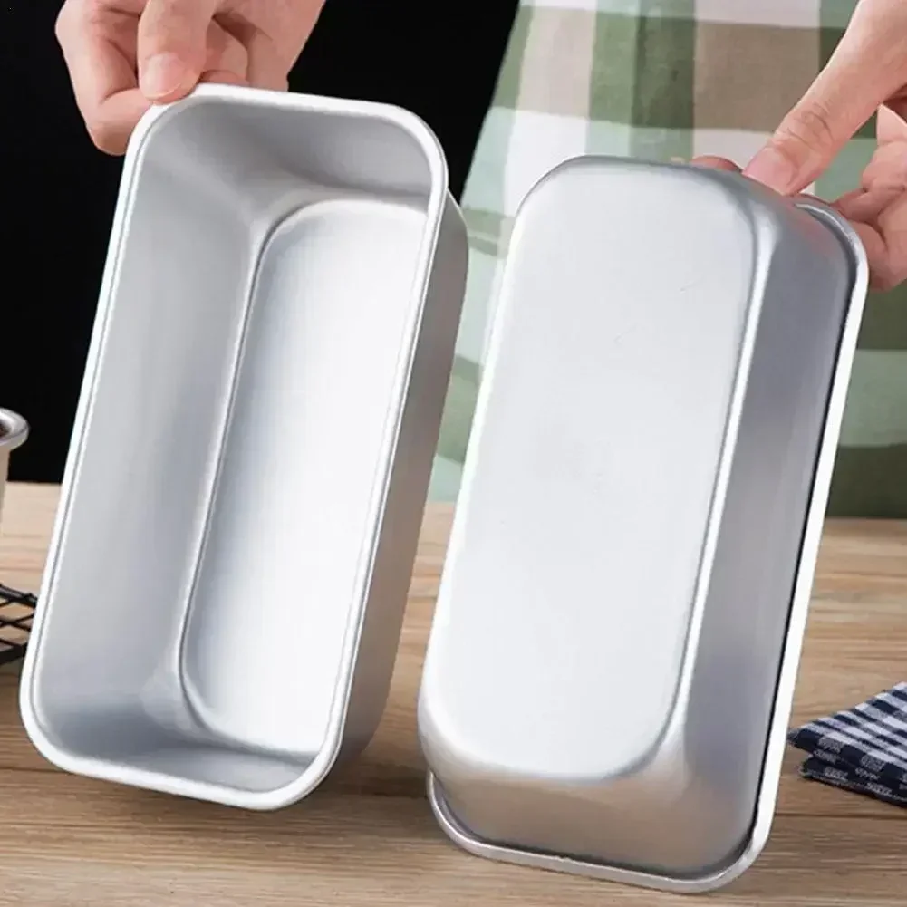 Springform Pan Set - สี่เหลี่ยมผืนผ้าขนมปังแม่พิมพ์เหล็กคาร์บอน Non-Stick เค้ก MINI Toast แม่พิมพ์เค้กถาดอบ