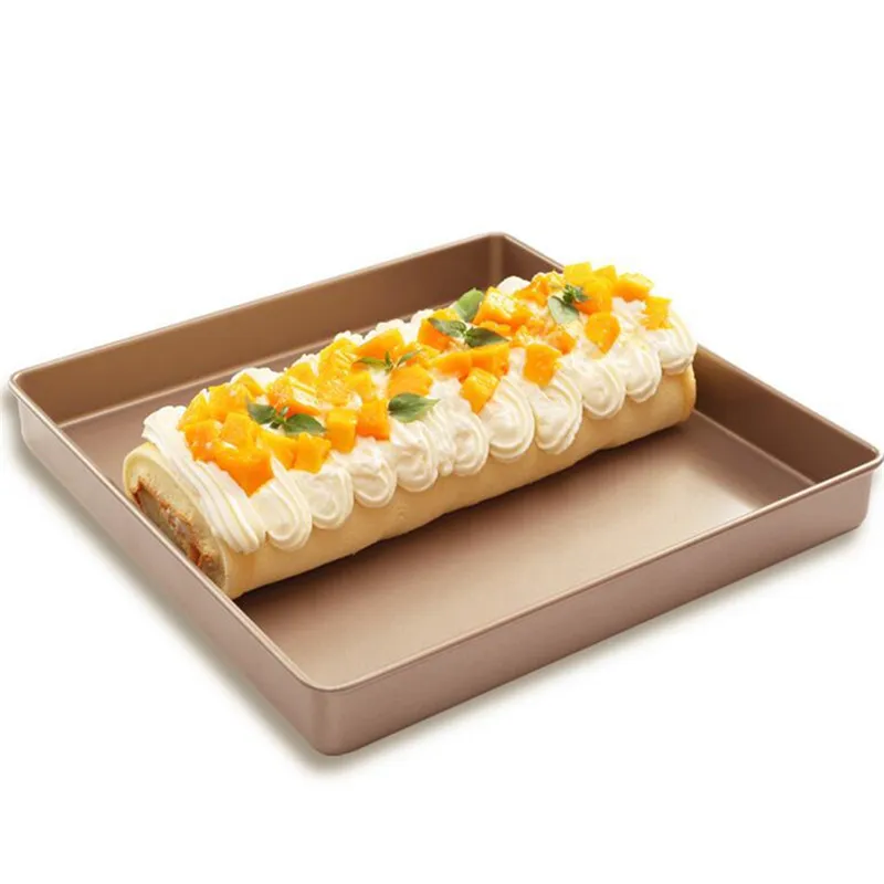 Springform Pan Set - ถาดอบเค้กเหล็กคาร์บอนหนาทรงสี่เหลี่ยม9/11in ถาดอบเค้กคุกกี้พิซซ่าขนมปังเค้กเครื่องมืออุปกรณ์สำหรับอบ
