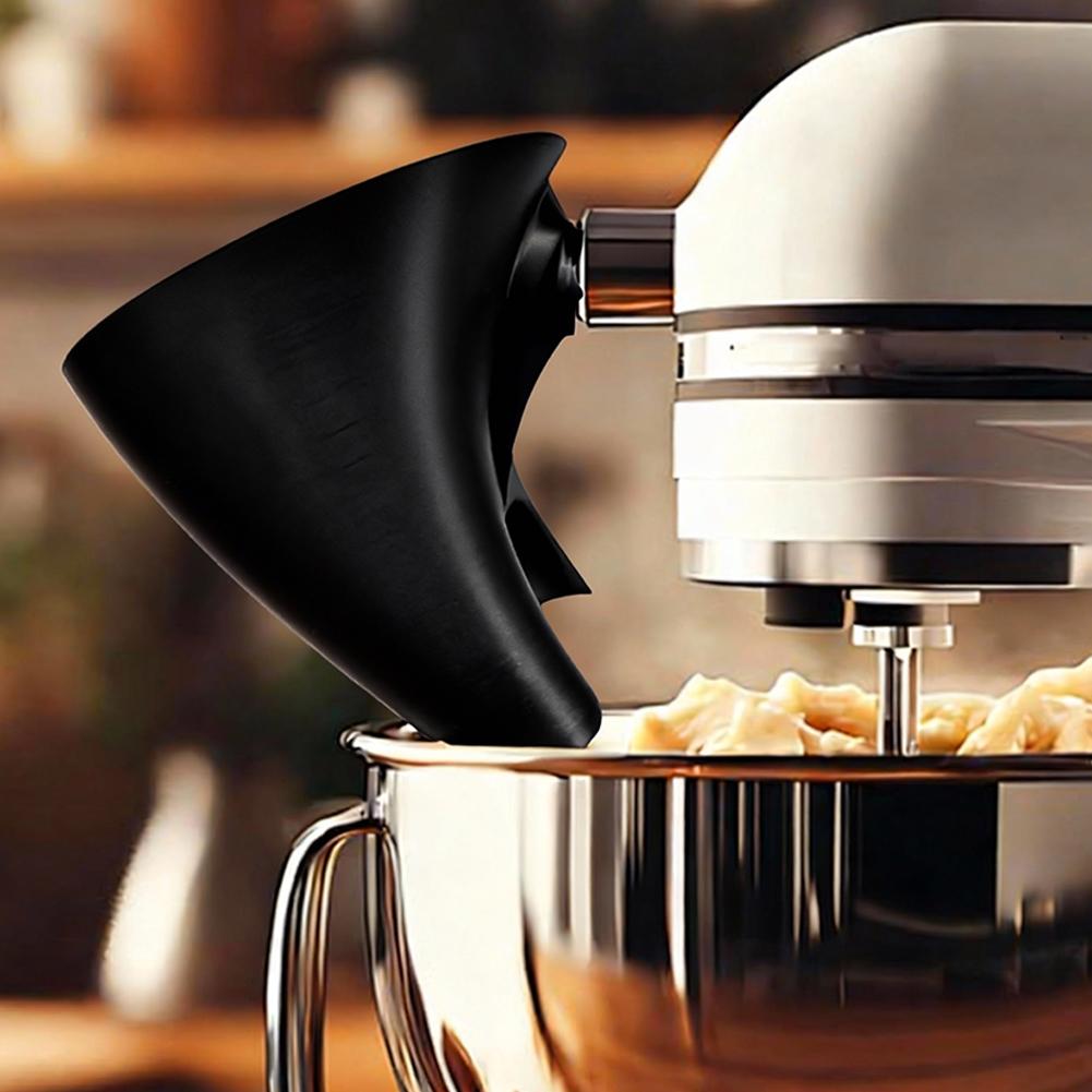Kitchen Aid Baking Mixer - กรวยรินแป้งกันหกสำหรับเครื่องผสมอาหารแบบตั้งโต๊ะขนาด 5 ควอร์ต ปากกว้าง ป้องกันการหก ผลิตจากพลาสติก