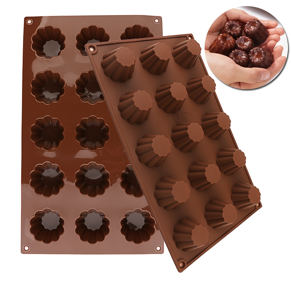 Silicone Cake Mold - แม่พิมพ์เค้กซิลิโคน 15 ช่อง 1 ชิ้น ขนาดเล็ก