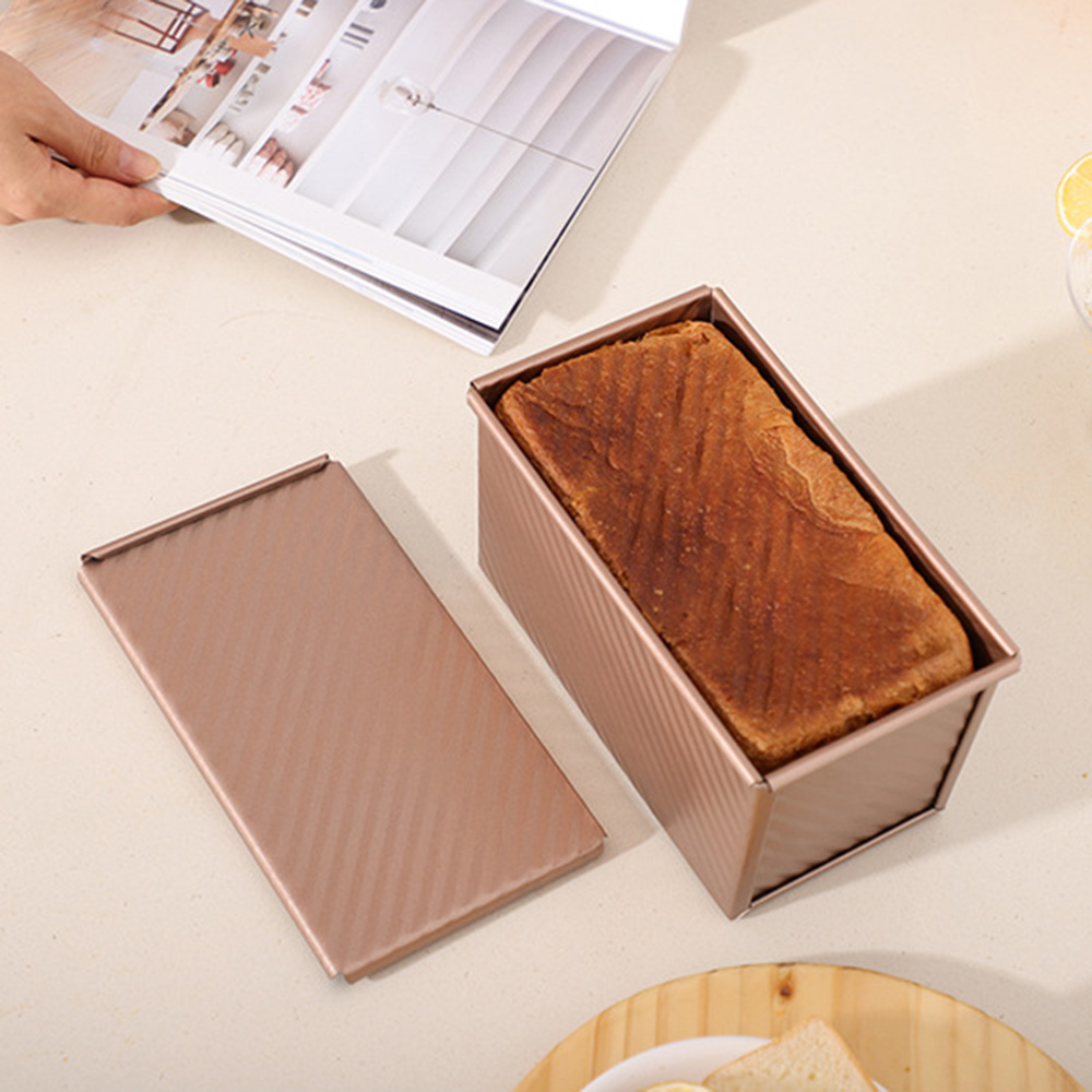 Springform Pan Set - กระทะขนมปัง Loaf Baking Toast Pullman กล่องถาดเค้กกระทะดีบุกแม่พิมพ์แม่พิมพ์ฝาปิดแผ่นทํา