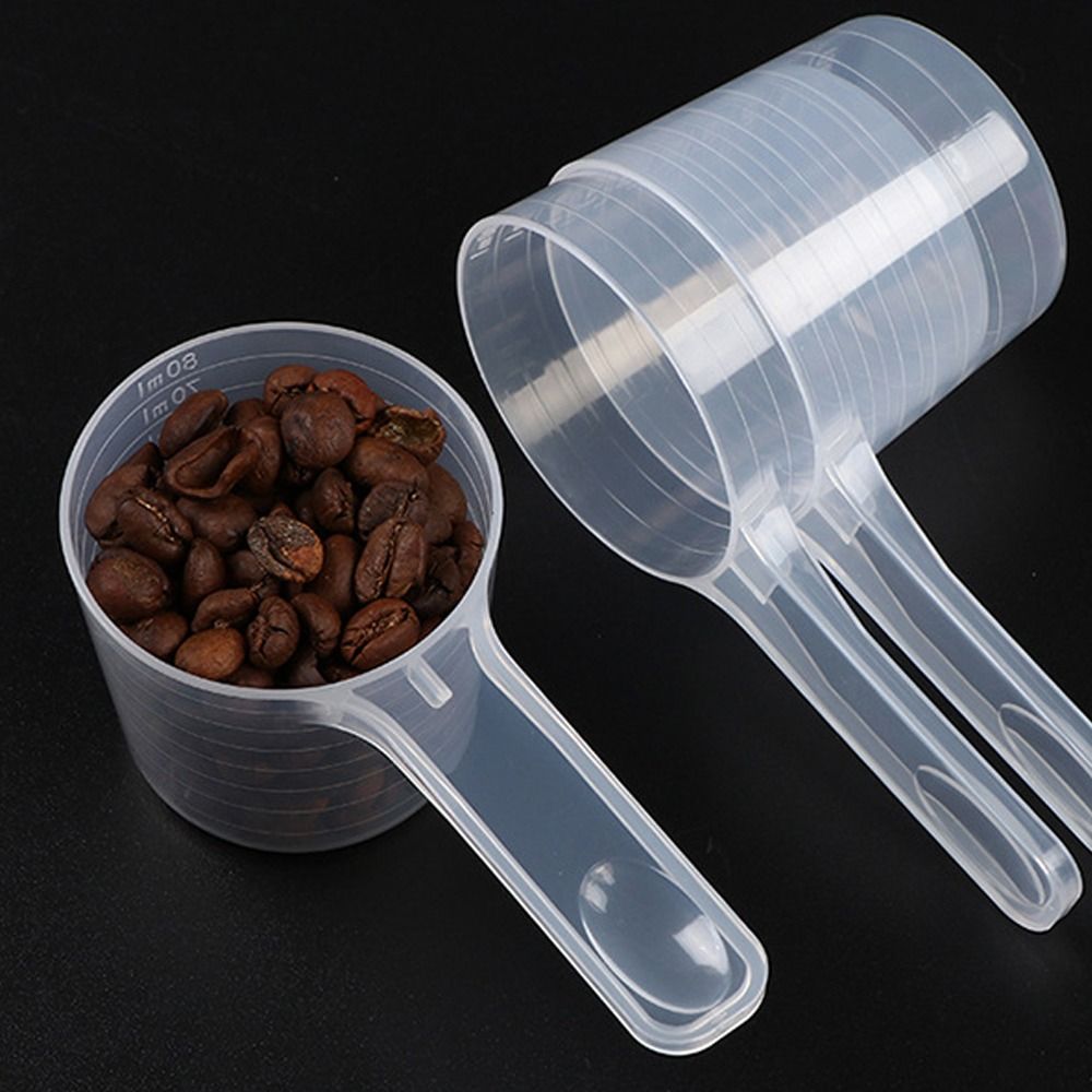 Kitchen Baking Kit - 5 ชิ้น/เซ็ตพลาสติกโปร่งใสช้อนวัดแบนด้านล่างช้อนที่มีประโยชน์ครัวเบเกอรี่ช้อนวัด