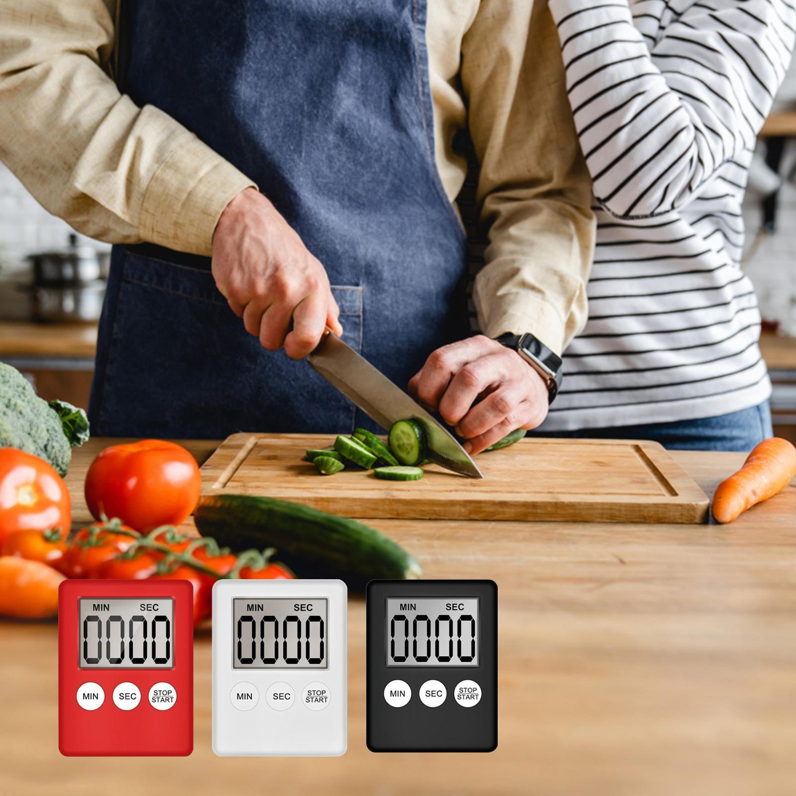Baking Kitchen Set Up - ตัวจับเวลาในครัวแบบดิจิตอล สำหรับทำอาหารและอบขนม หน้าจอ LCD แสดงผล นับถอยหลัง