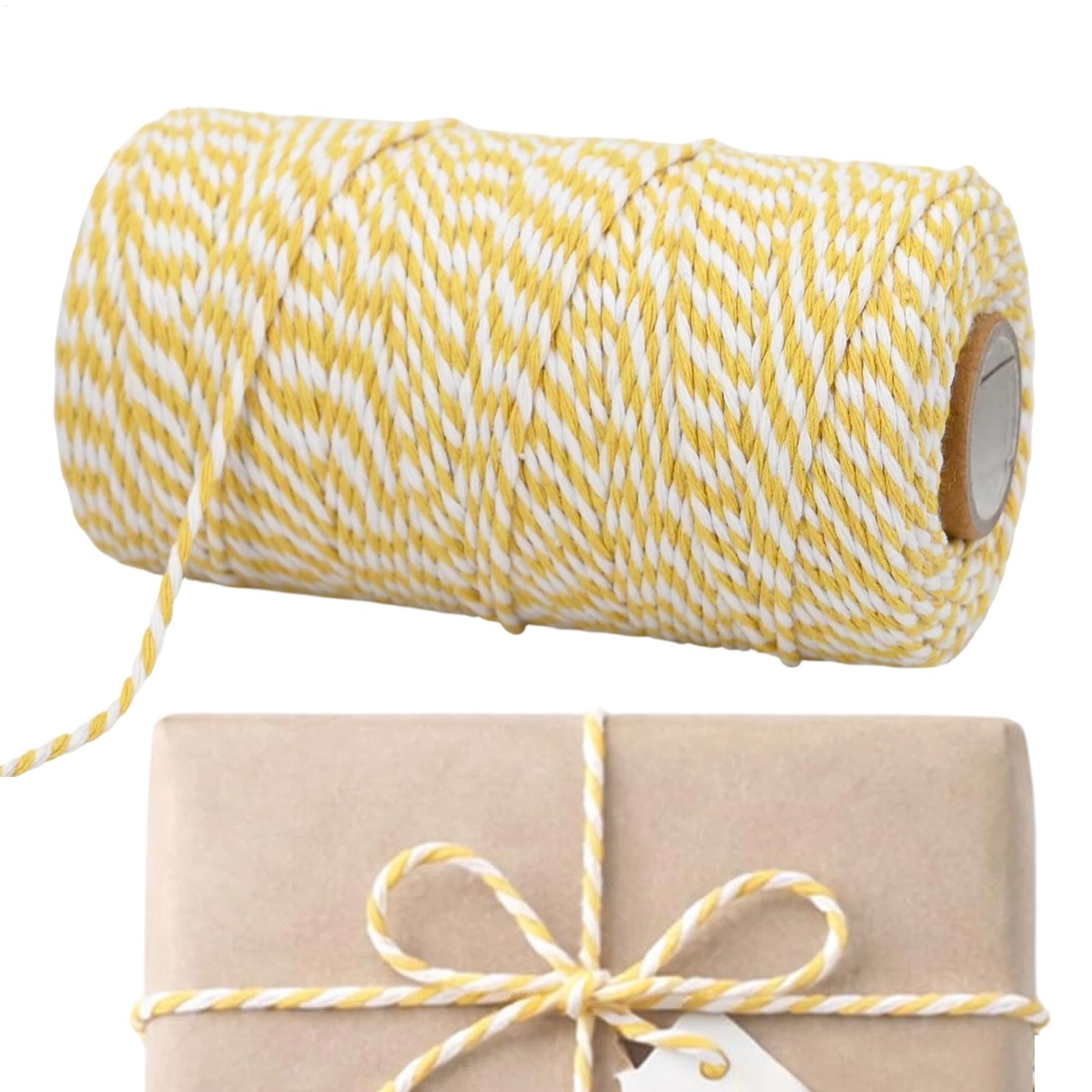 Kitchen Baking Twine - เชือกทำขนม 2 มม. 328 ฟุต เชือกฝ้ายธรรมชาติอเนกประสงค์