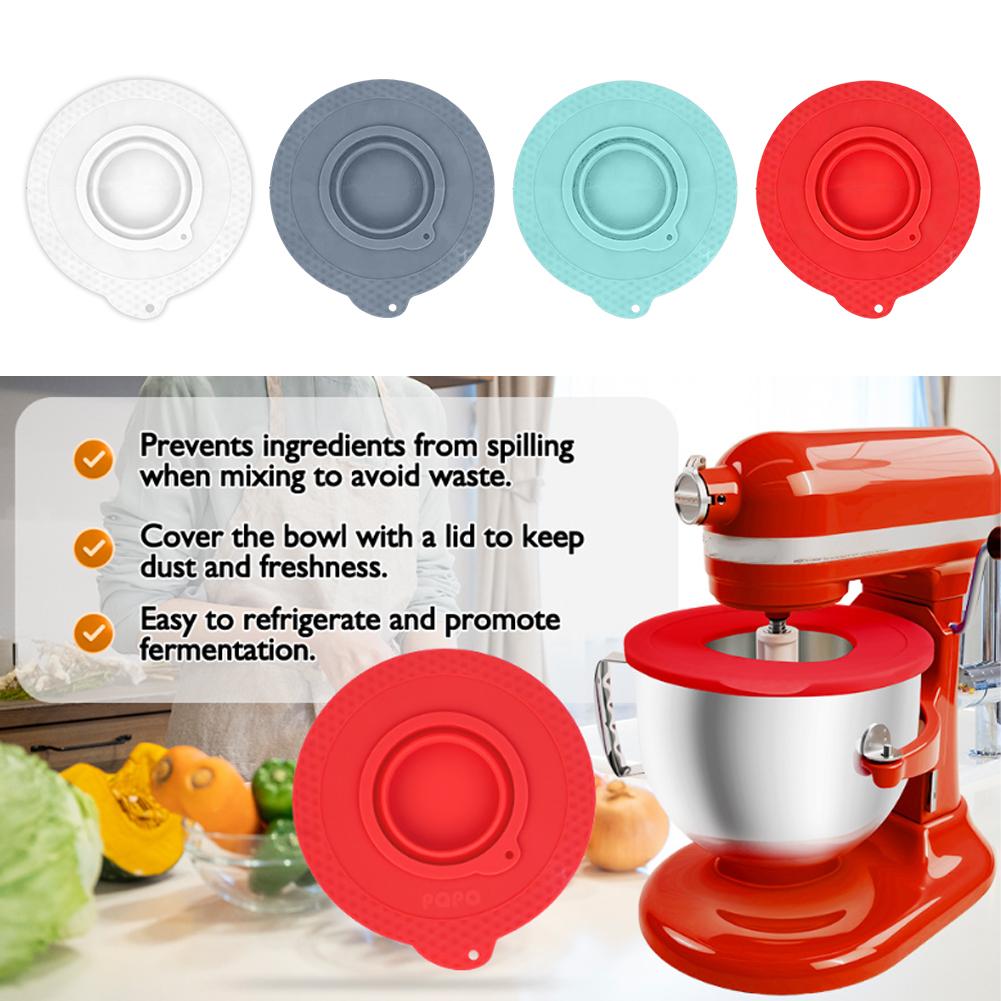Kitchen Aid Baking Mixer - ฝาปิดซิลิโคนแบบพับได้สำหรับเครื่องผสมอาหารแบบตั้งโต๊ะ Kitchen Aid ขนาด 4.5-5 ควอร์ต
