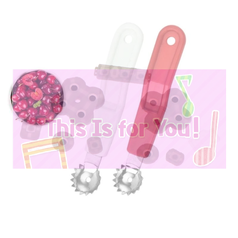 Kitchen Tools For Baking - 【MA】1/4 ชิ้น เครื่องมือแยกเมล็ดเชอร์รี่ หัวสแตนเลส ด้ามจับกันลื่น สำหรับทำขนม