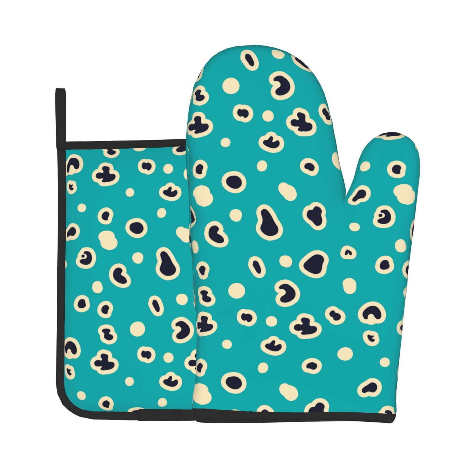 Kitchen Baking Gloves - ถุงมือฉนวนกันความร้อน2ชิ้น/เซ็ต, ถุงมือไมโครเวฟกันความร้อนหนาทนความร้อนเครื่องมือทำบาร์บีคิวสำหรับอบในเตาครัว