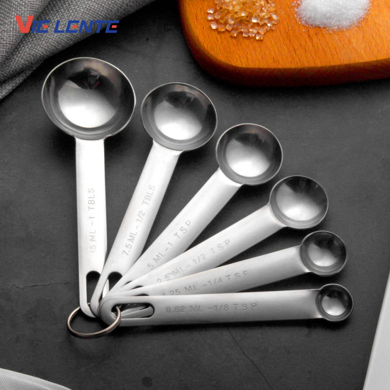 Kitchen Baking Kit - อเนกประสงค์เกรดอาหารสแตนเลสช้อนตวงผงกาแฟเครื่องเทศวัดตักครัวเบเกอรี่เครื่องมือเครื่องมือห้องครัว
