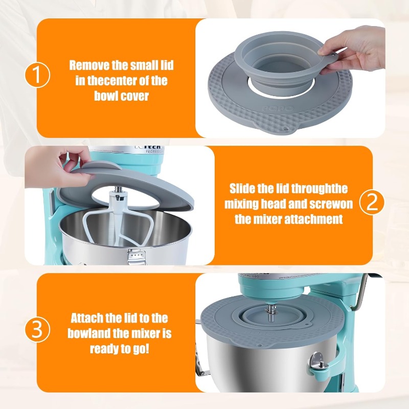 ฝาครอบชามซิลิโคน ใช้ได้กับเครื - Kitchen Aid Baking Mixer บทวิจารณ์และราคา
