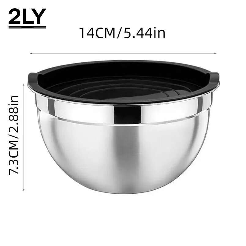 ชุดชามผสมสแตนเลสหนาพร้อมฝาปิด  - Kitchen Baking Kit บทวิจารณ์และราคา
