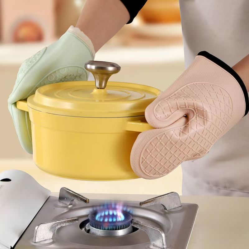 ถุงมือฉนวนกันความร้อน 2 ชิ้น,  - Kitchen Baking Gloves บทวิจารณ์และราคา