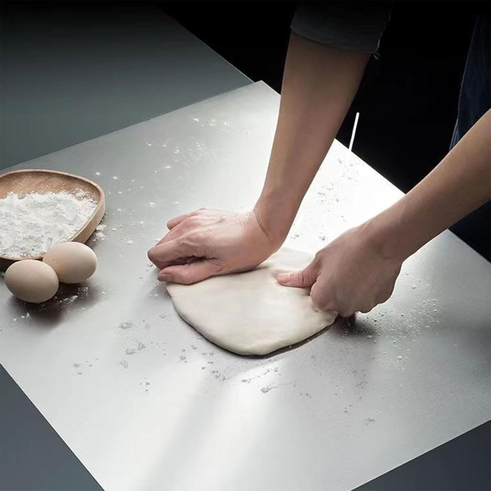 เขียงสแตนเลสแบบไม่ติดกระทะสองด - Kitchen And Baking บทวิจารณ์และราคา