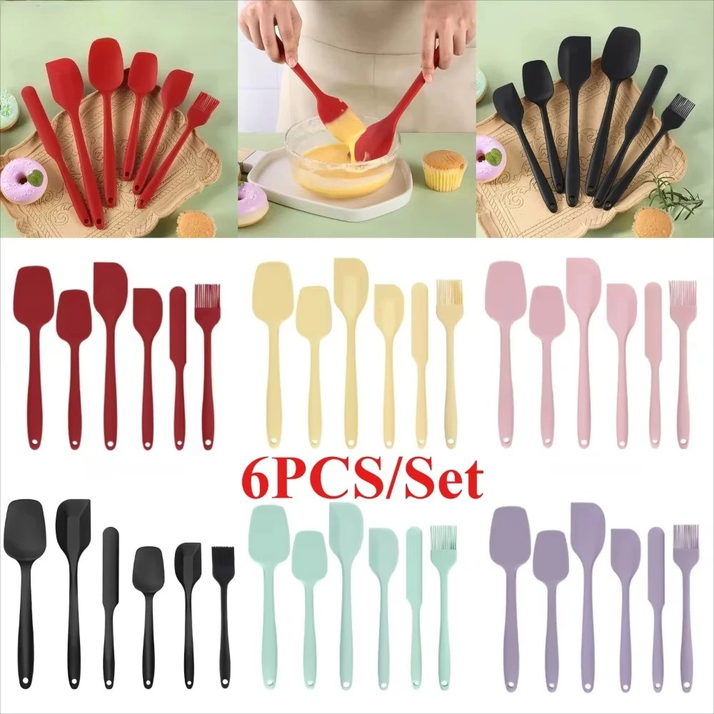ชุดตะหลิวซิลิโคน 6 ชิ้น แบบไร้ - Baking Kitchen Set Up บทวิจารณ์และราคา