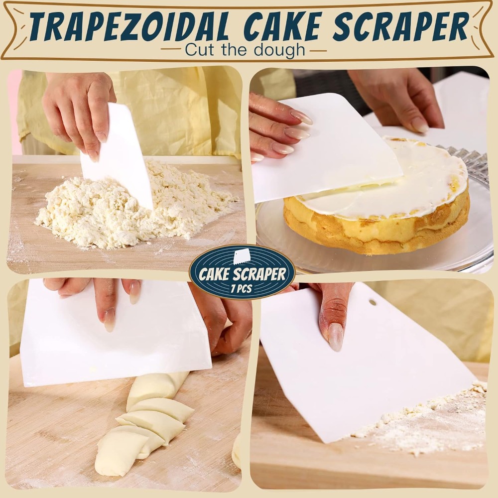 ชุดอุปกรณ์ขูดและปาดแป้งทำขนม 7 - Kitchen Baking Kit บทวิจารณ์และราคา