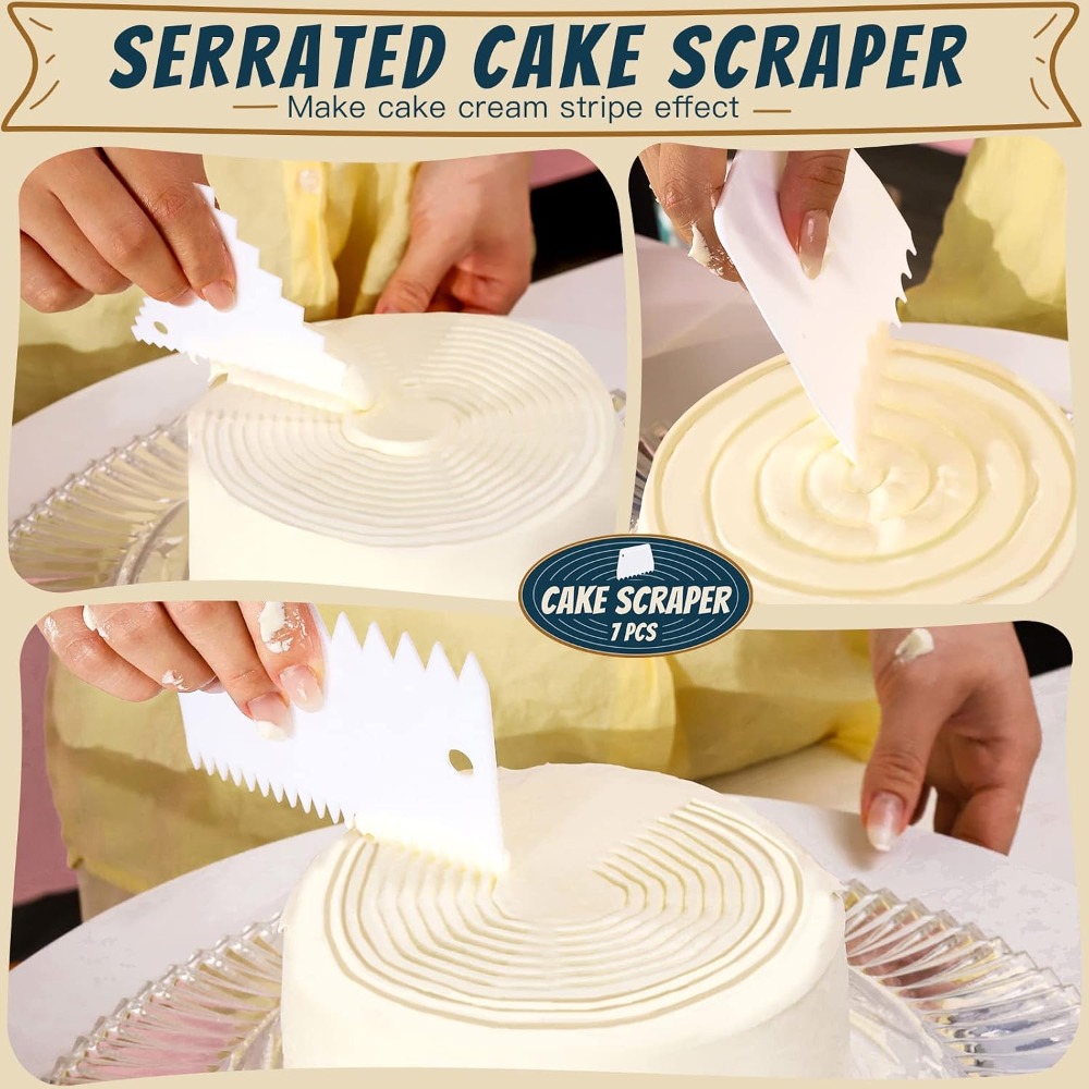 ชุดอุปกรณ์ขูดและปาดแป้งทำขนม 7 - Kitchen Baking Kit บทวิจารณ์และราคา