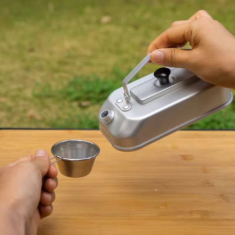 กาน้ำชาแบบพกพาสำหรับปิกนิกการต - Kitchen Baking Kit บทวิจารณ์และราคา