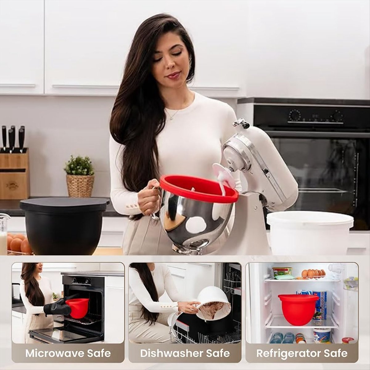 (A25M) แผ่นซิลิโคน 3 ชิ้นสำหรั - Kitchen Aid Baking Mixer บทวิจารณ์และราคา