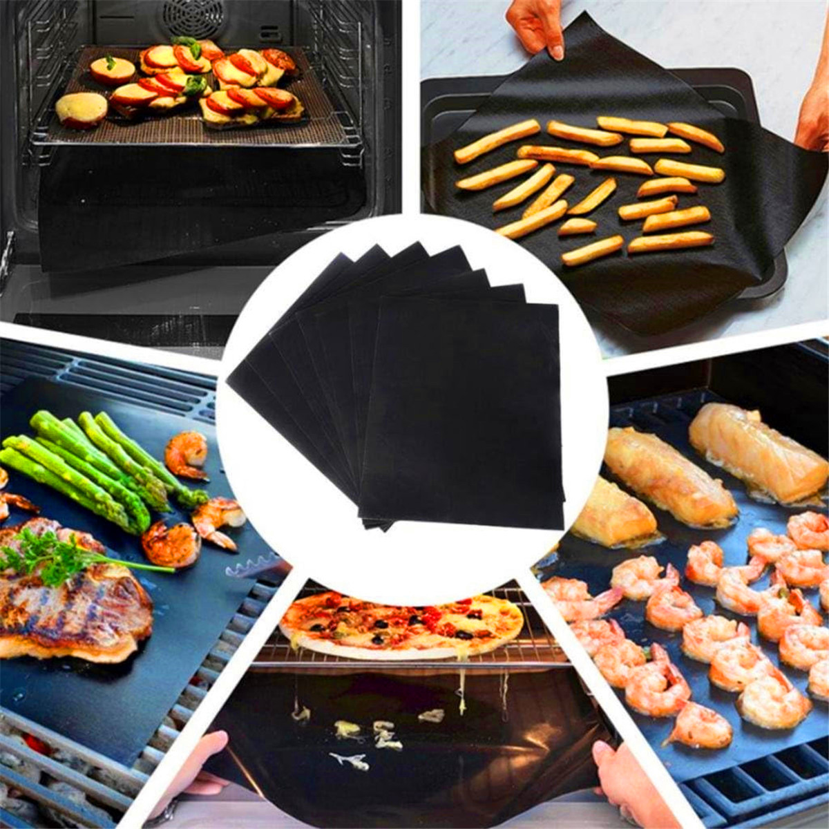 15/20 ชิ้น ชุดแผ่นรองอบเทฟลอนแ - Baking Kitchen Set Up บทวิจารณ์และราคา