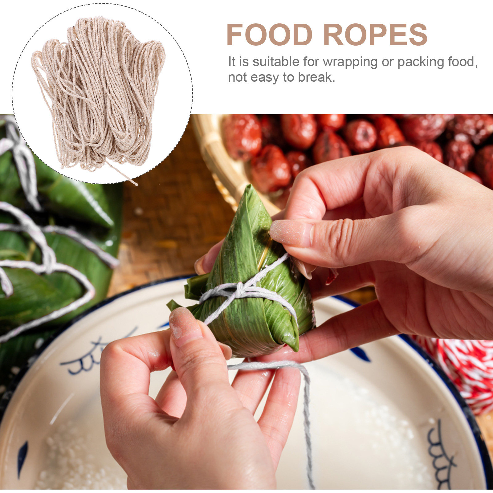 เชือกฝ้ายสำหรับงานหนัก เชือกคร - Kitchen Baking Twine บทวิจารณ์และราคา