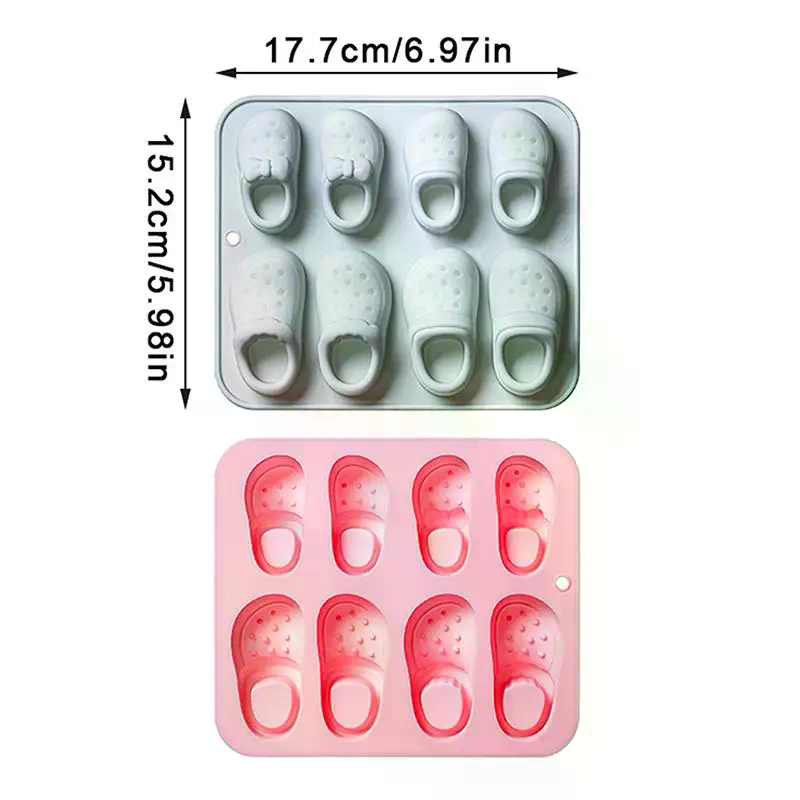 แม่พิมพ์ซิลิโคนรูปรองเท้า 8 ช่ - Silicone Cake Mold บทวิจารณ์และราคา