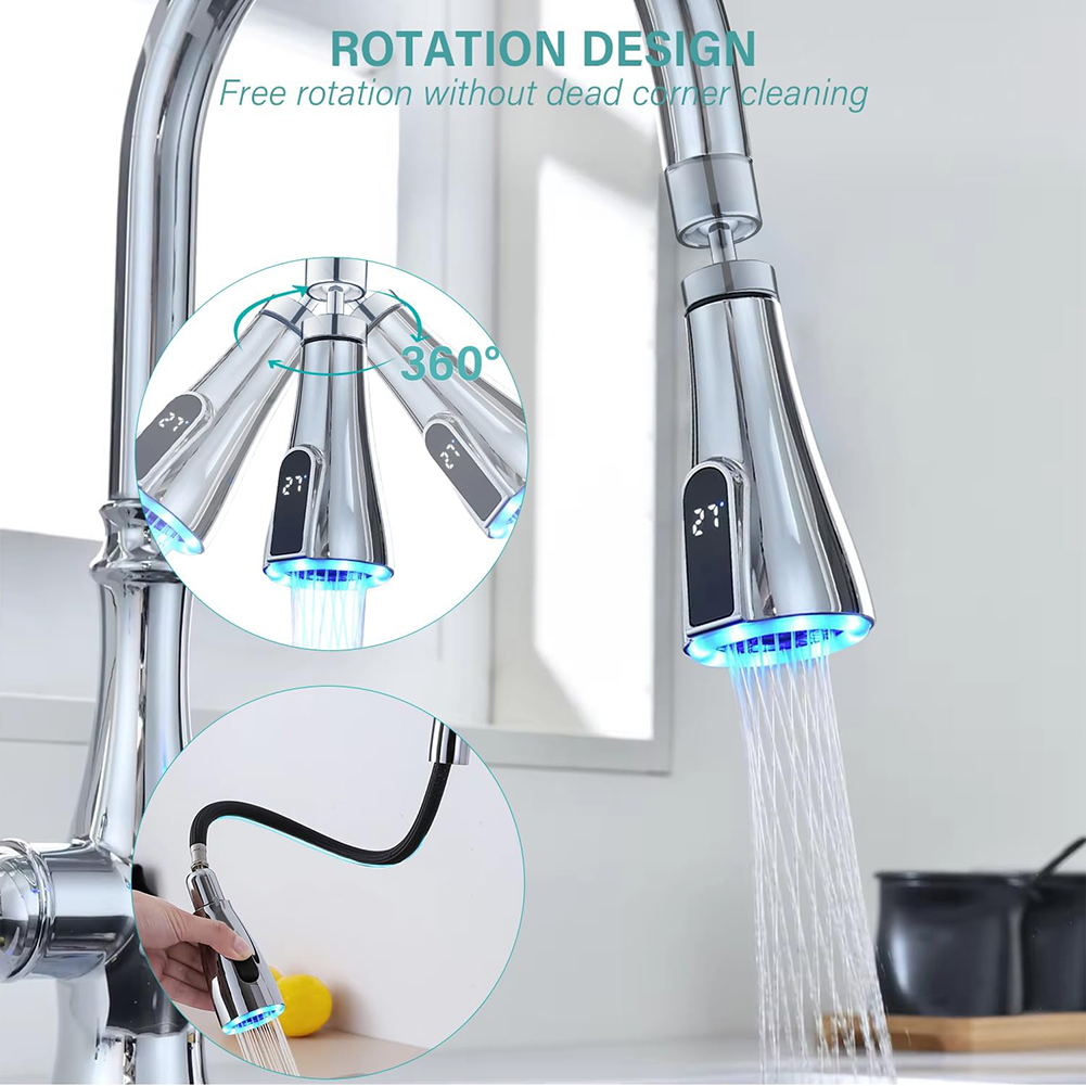 หัวฉีดก๊อกน้ําห้องครัวแบบดึงออ - Kitchen Baking Kit บทวิจารณ์และราคา