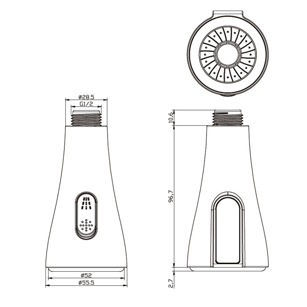 หัวฉีดก๊อกน้ําห้องครัวแบบดึงออ - Kitchen Baking Kit บทวิจารณ์และราคา