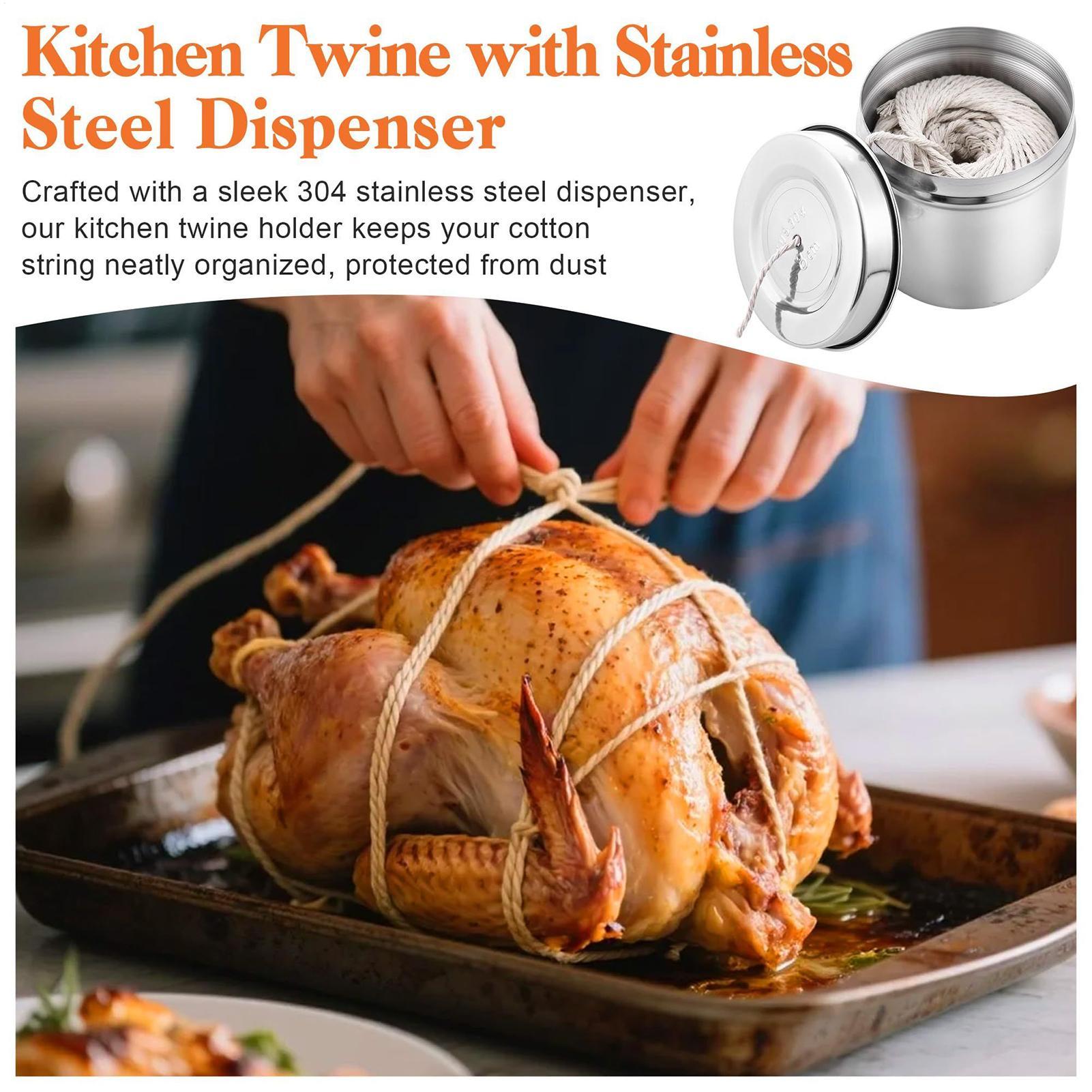 เชือกครัว 2 ม้วน ทำจากฝ้าย พร้ - Kitchen Baking Twine บทวิจารณ์และราคา