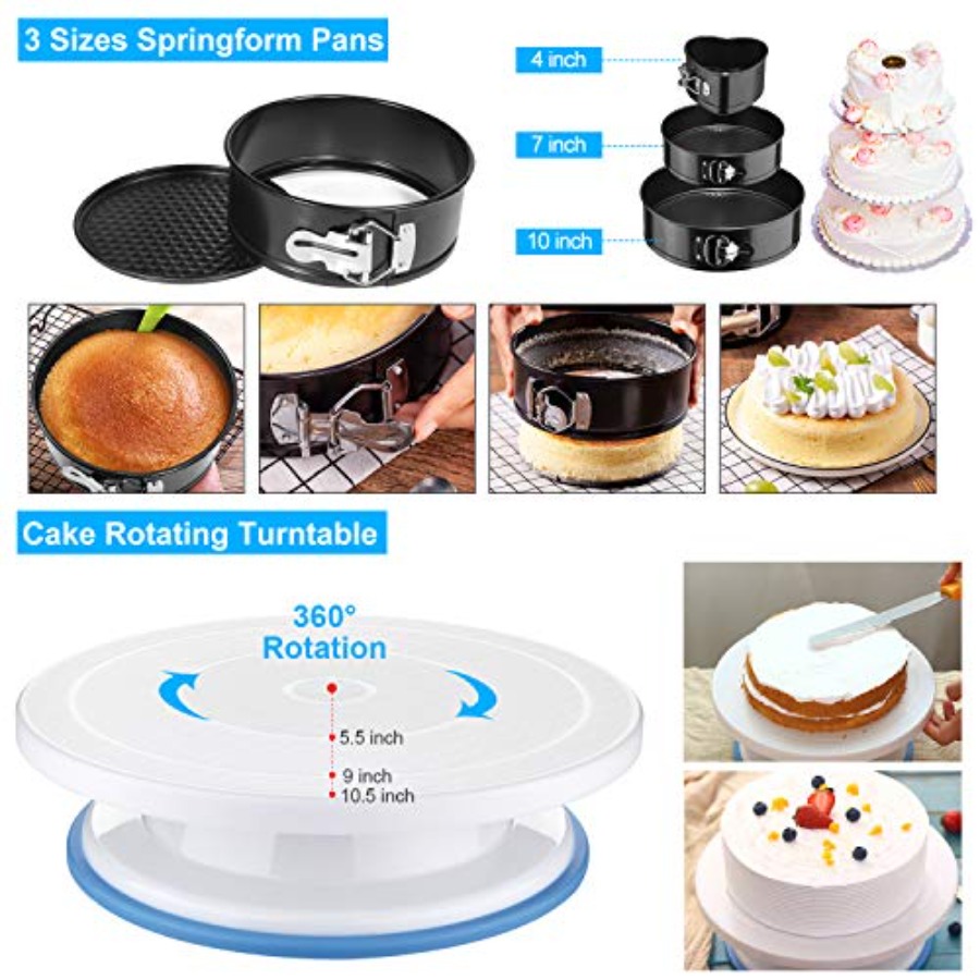 อุปกรณ์ตกแต่งเค้ก, ชุดอุปกรณ์ต - Springform Pan Set บทวิจารณ์และราคา