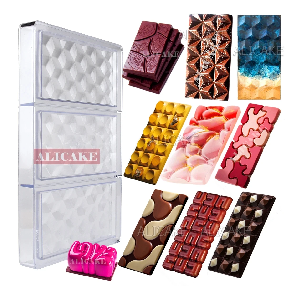 แม่พิมพ์ช็อกโกแลตโพลีคาร์บอเนต - Kitchen Baking Molds บทวิจารณ์และราคา