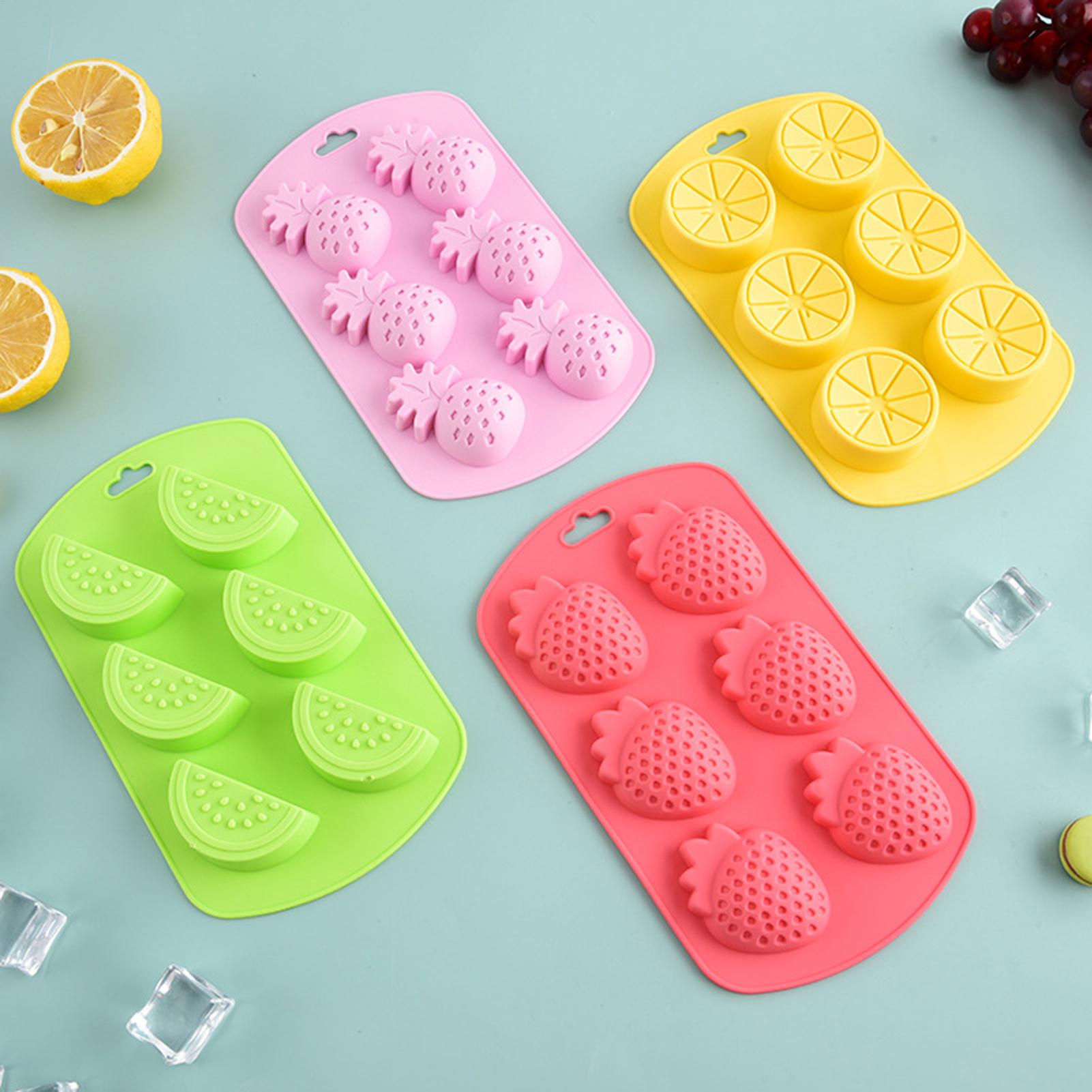แม่พิมพ์ซิลิโคนรูปผลไม้ 6 ช่อง - Kitchen Baking Molds บทวิจารณ์และราคา