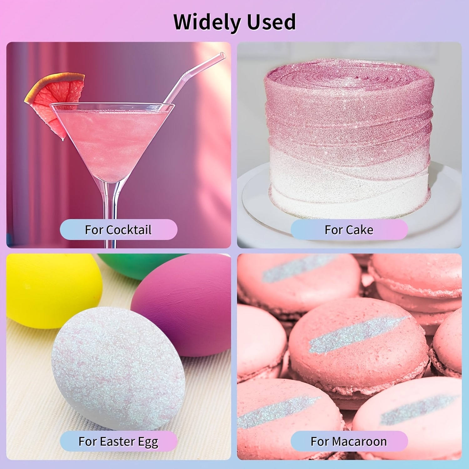 ผงกลิตเตอร์สำหรับตกแต่งขนมเค้ก - Kitchen Tools For Baking บทวิจารณ์และราคา