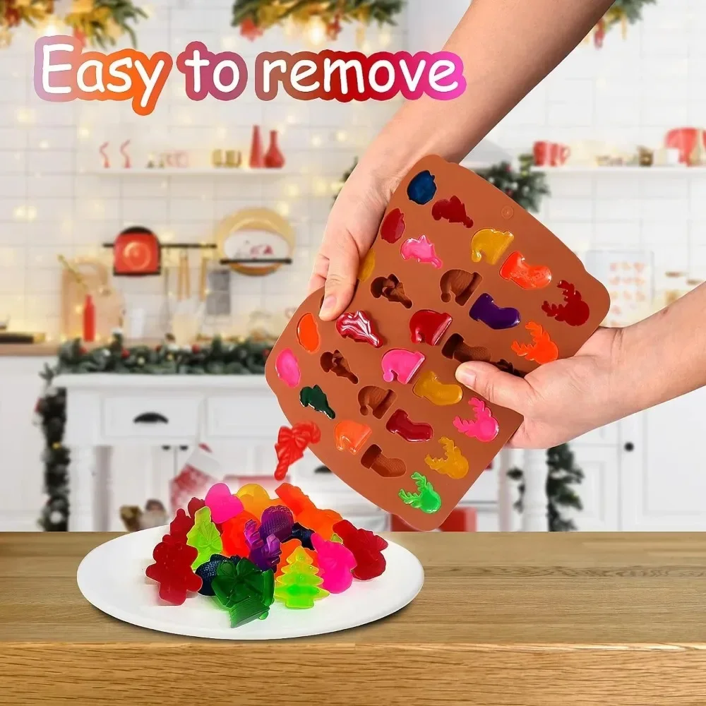 คริสต์มาสซิลิโคนช็อกโกแลตแม่พิ - Kitchen Baking Gloves บทวิจารณ์และราคา