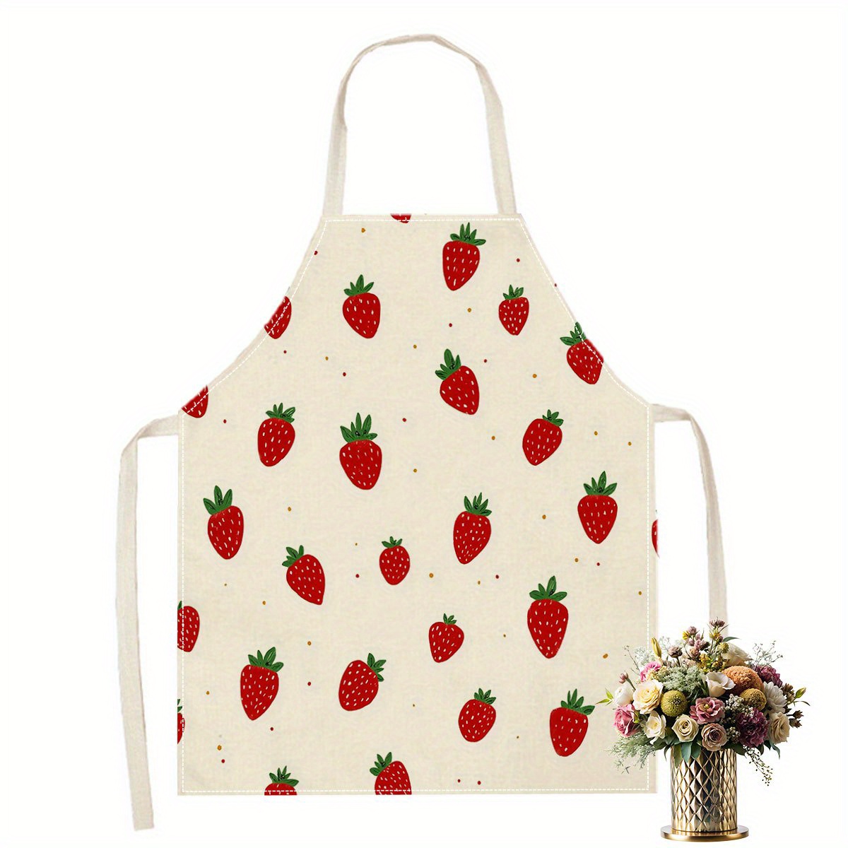 ผ้ากันเปื้อนลายสตรอว์เบอร์รี่  - Baking Kitchen Kids บทวิจารณ์และราคา