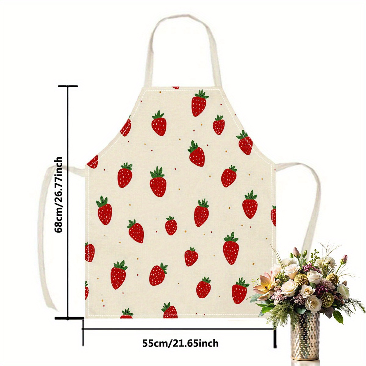 ผ้ากันเปื้อนลายสตรอว์เบอร์รี่  - Baking Kitchen Kids บทวิจารณ์และราคา