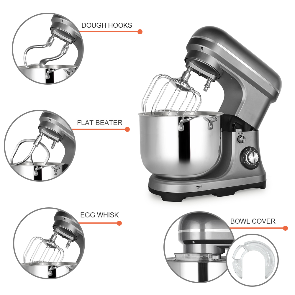 เครื่องผสมอาหารไฟฟ้าขนาดใหญ่ 1 - Kitchen And Baking บทวิจารณ์และราคา
