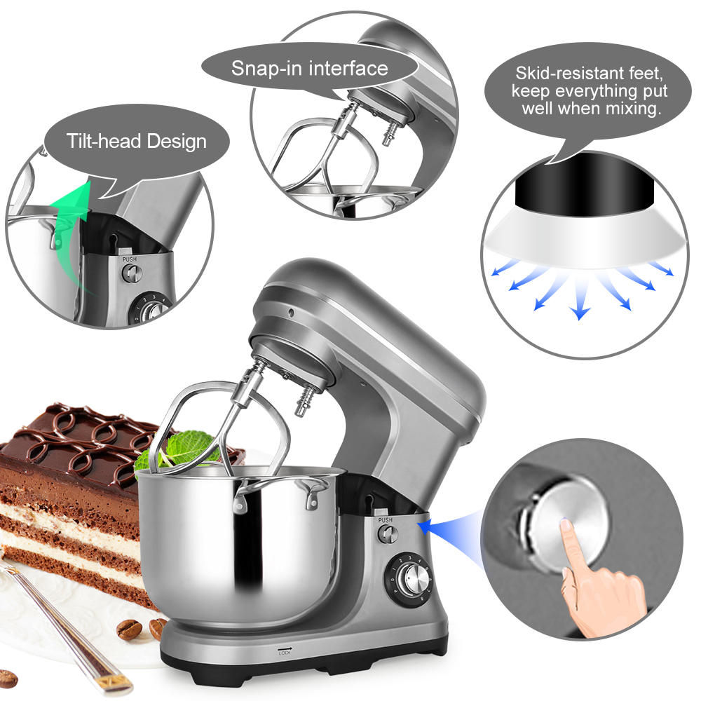 เครื่องผสมอาหารไฟฟ้าขนาดใหญ่ 1 - Kitchen And Baking บทวิจารณ์และราคา