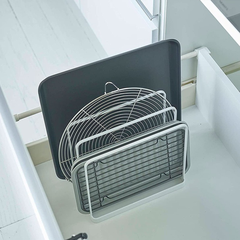 ชั้นวางเขียงแนวตั้งสี่ชั้น ถาด - Kitchen Baking Rack บทวิจารณ์และราคา