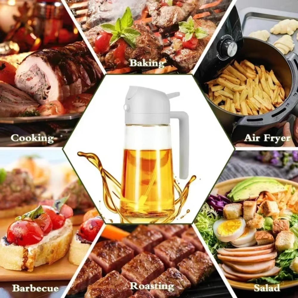 ขวดสเปรย์น้ำมันพลาสติก 2in1 ขน - Kitchen And Baking บทวิจารณ์และราคา