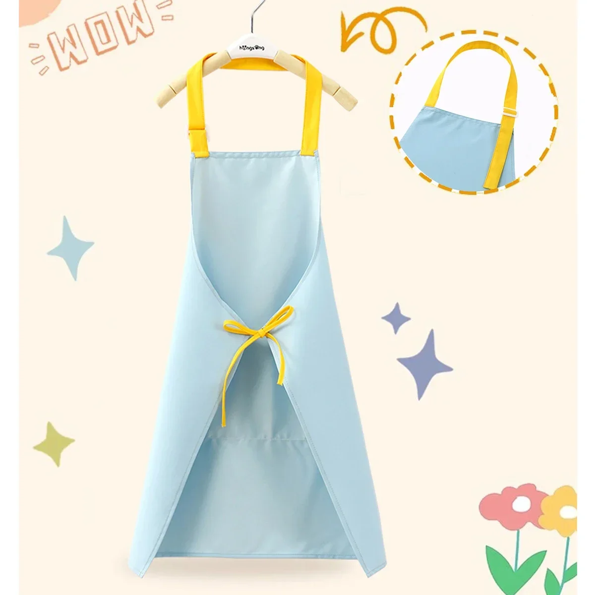 ผ้ากันเปื้อนเด็กและหมวกเชฟชุดป - Baking Kitchen Kids บทวิจารณ์และราคา