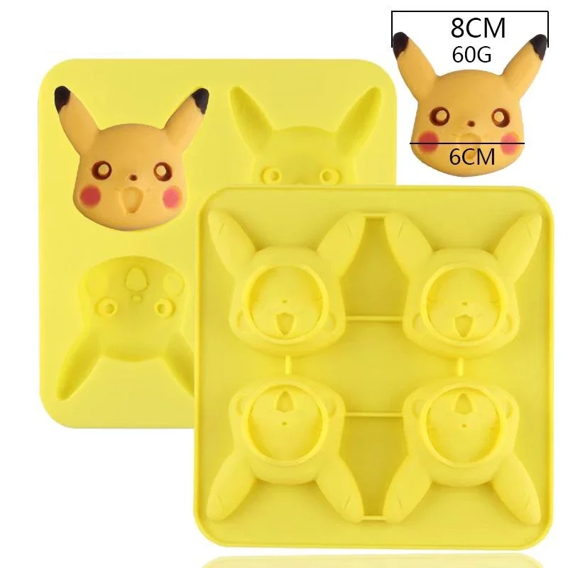 พิมพ์ซิลิโคนรูปปิกาจูสำหรับทำช - Kitchen Baking Molds บทวิจารณ์และราคา