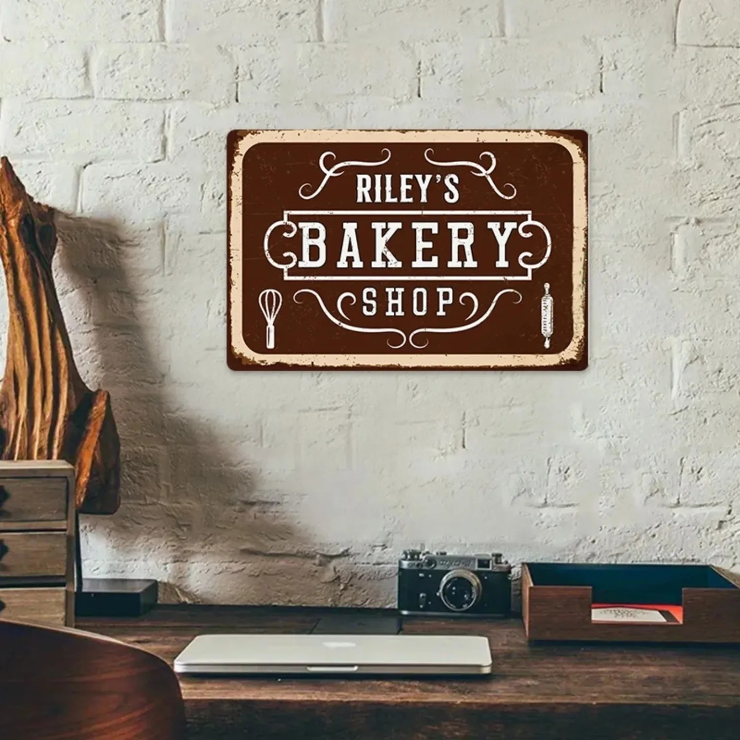 ป้ายโลหะเบเกอรี่สมัยใหม่แบบกำห - Kitchen Bakery บทวิจารณ์และราคา