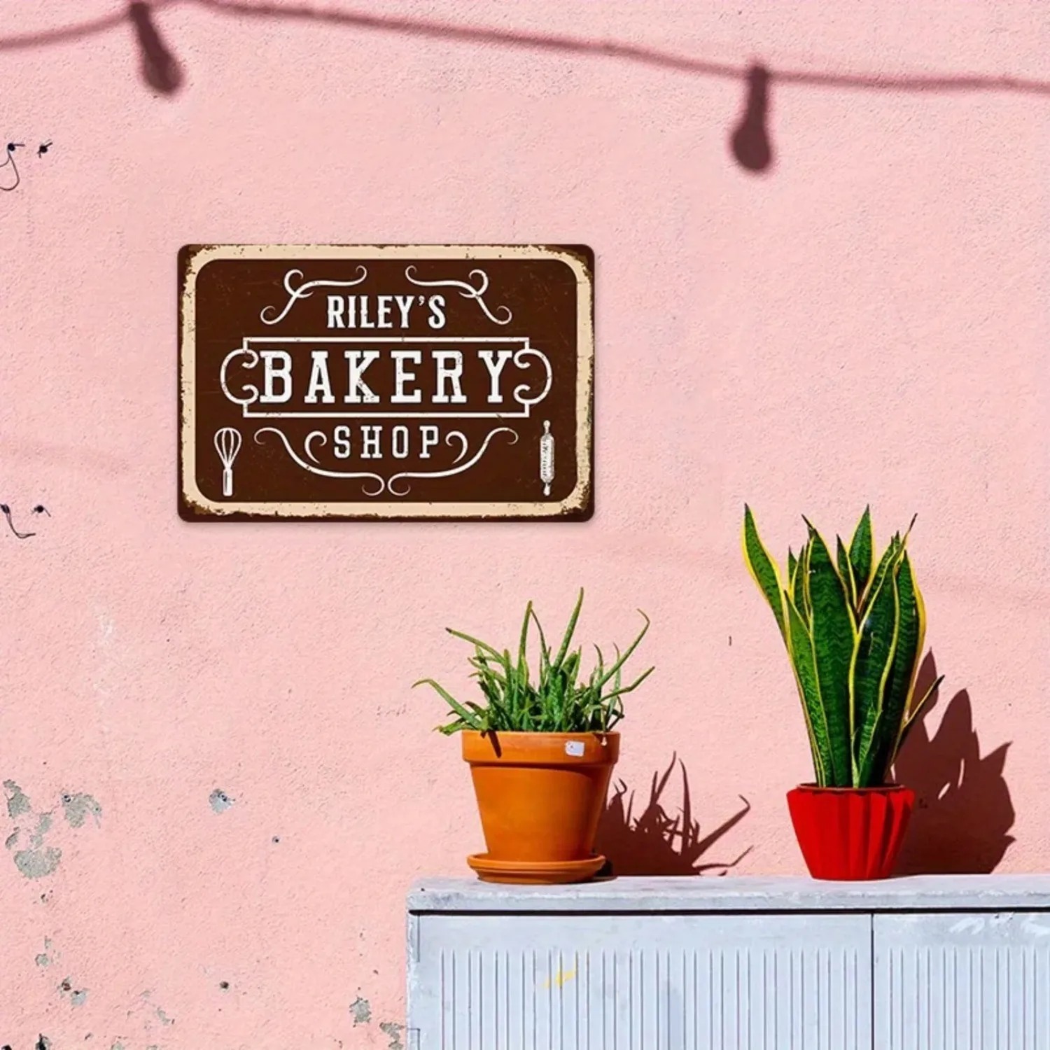 ป้ายโลหะเบเกอรี่สมัยใหม่แบบกำห - Kitchen Bakery บทวิจารณ์และราคา