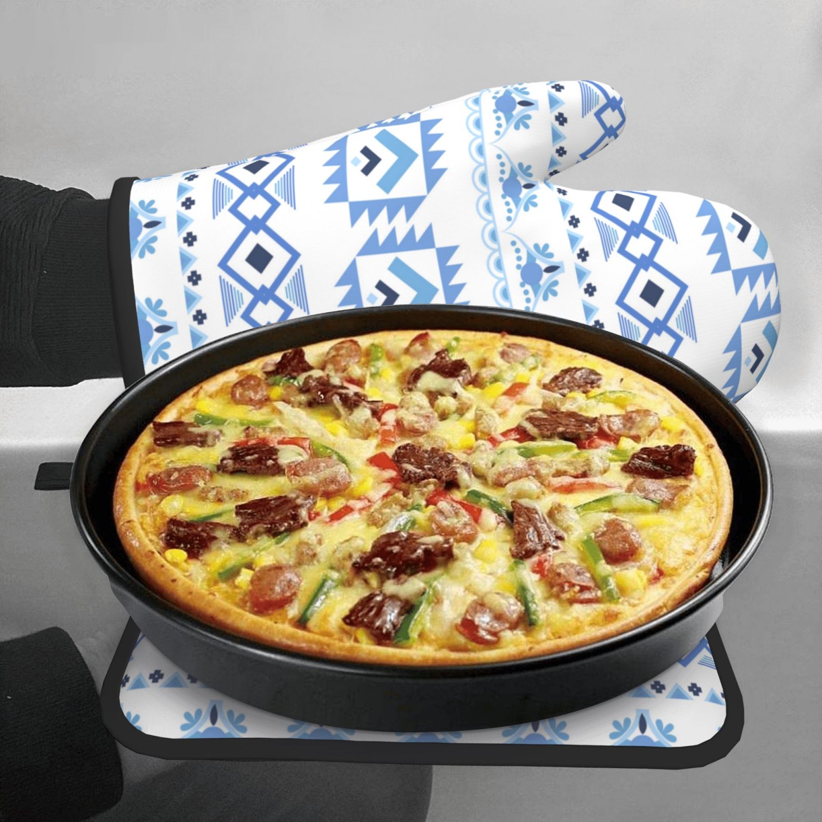 ถุงมือ tatakan panci ทนความร้อ - Kitchen Baking Gloves บทวิจารณ์และราคา